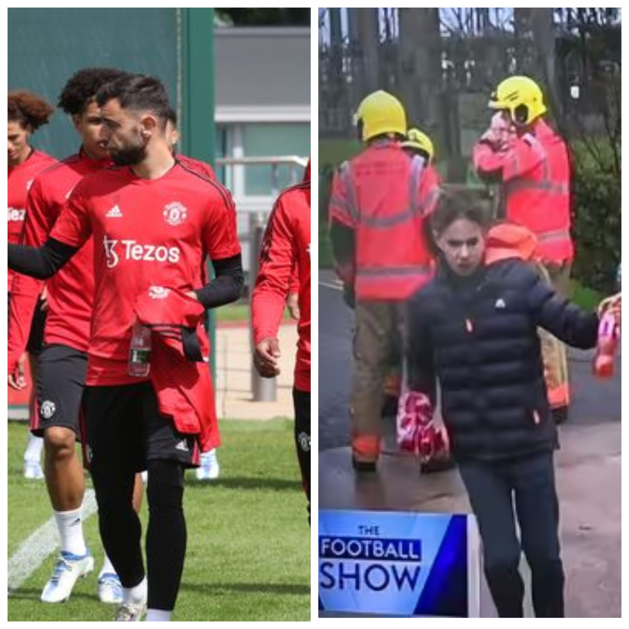 Chaos Erupts At Manchester United Training Ground As 9 Emergency Vehicles Attend 999 Call At Carrington