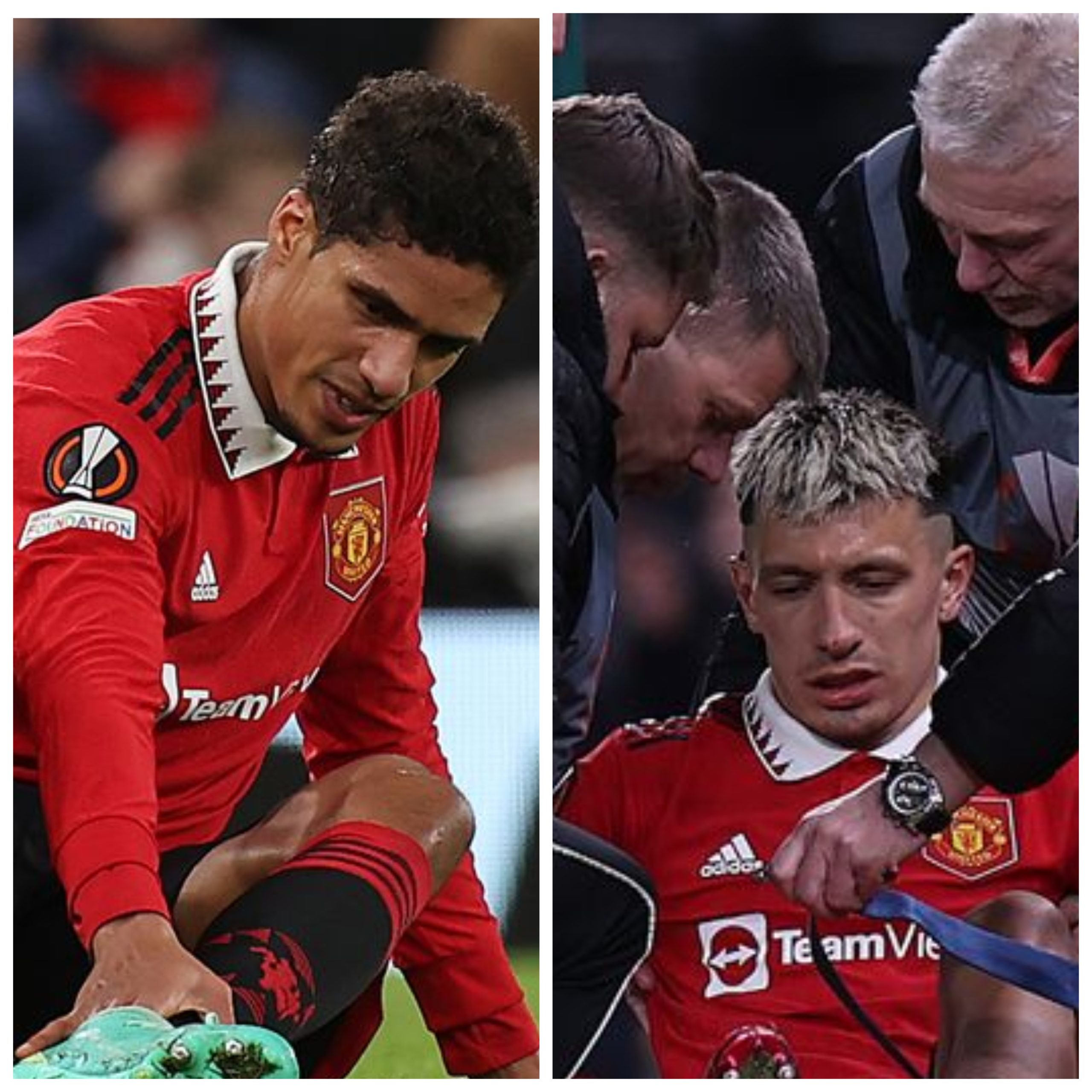 Manchester United Fans Fear Their Season Is Over With Lisandro Martinez And Raphael Varane Both Ruled Out