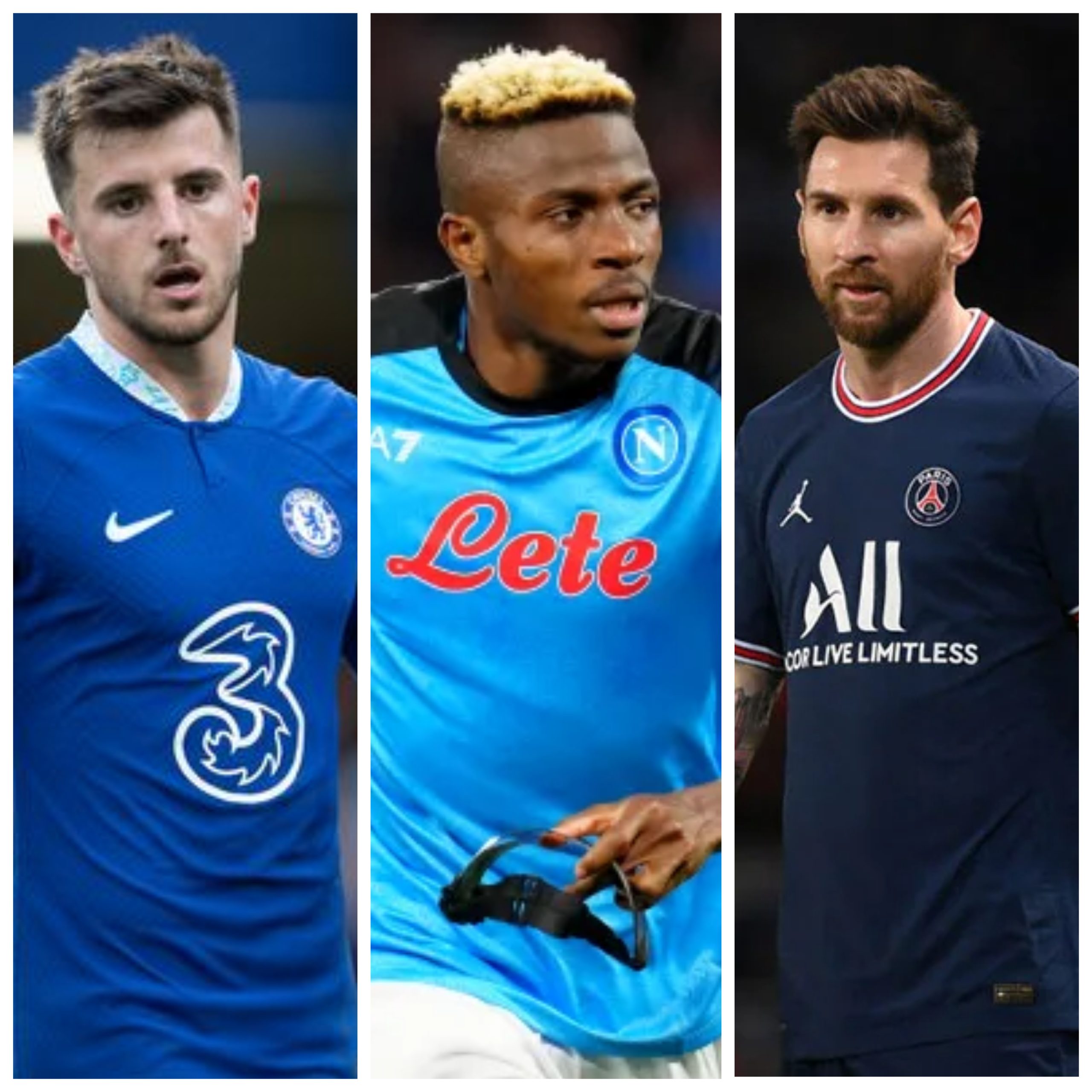 Latest Transfer News: Man United's Osimhen Boost, Mount To Arsenal And Messi Arrives In Barcelona