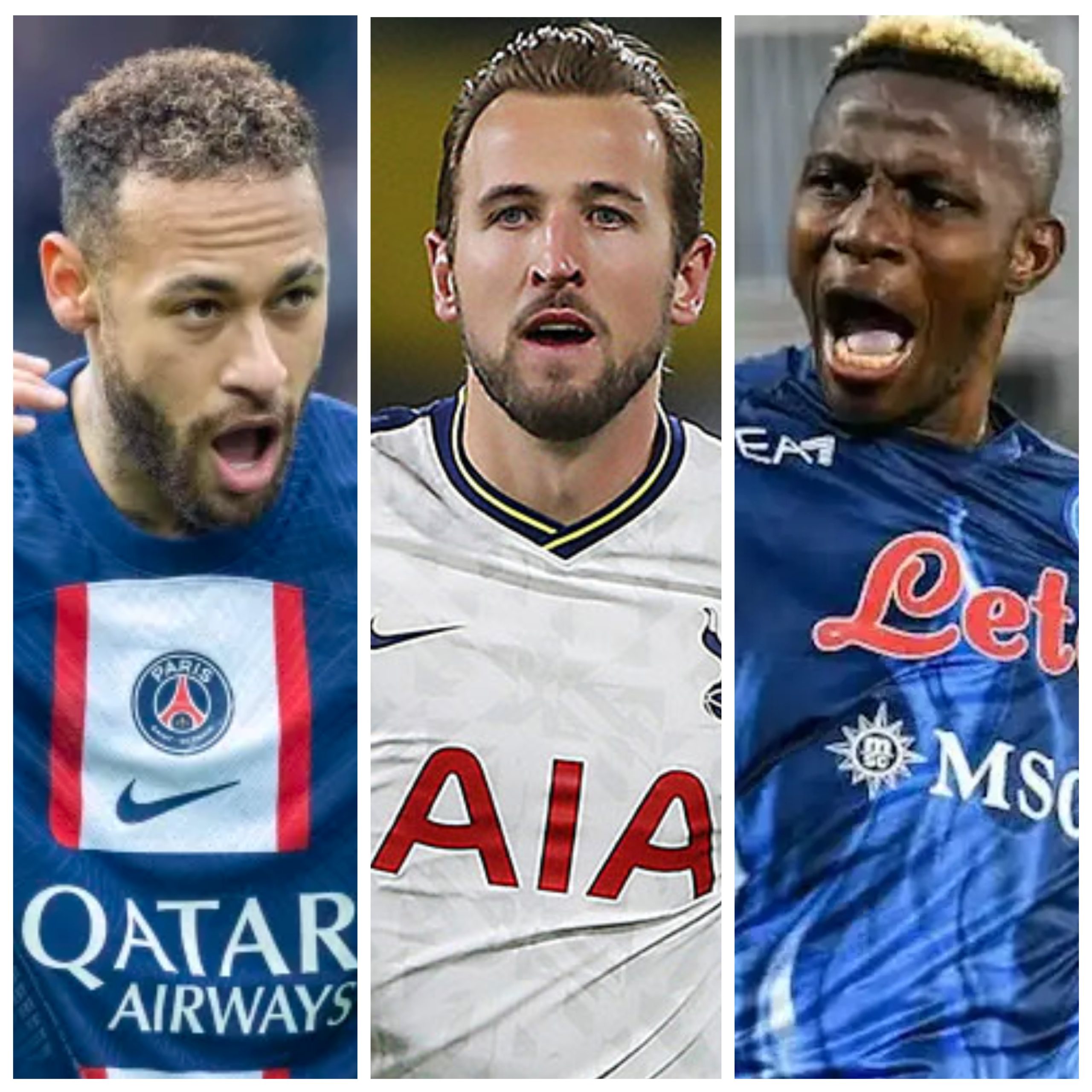 Sheikh Jassim Picks Between Neymar, Kane, And Osimhen To Be First Man United Signing