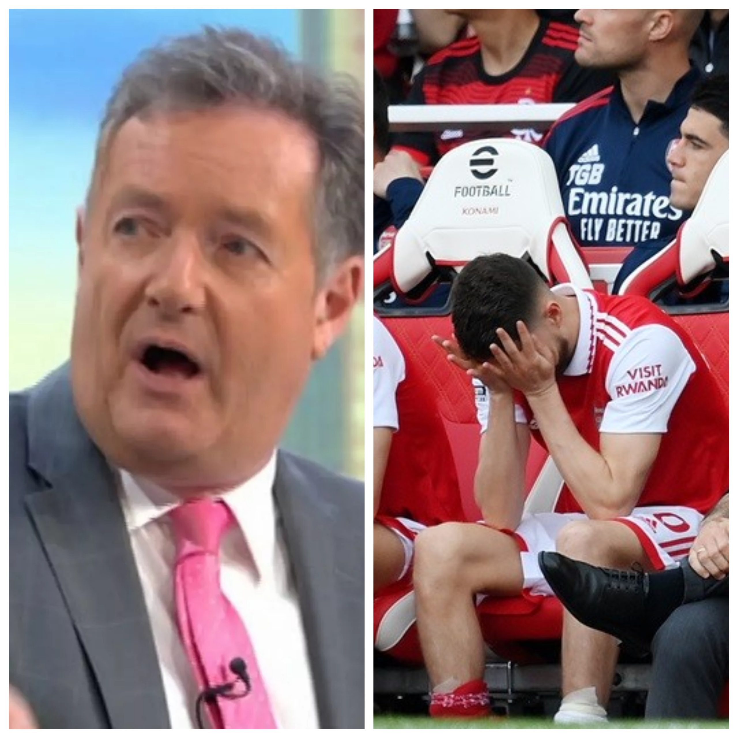 Piers Morgan Slams "Pathetic" Arsenal And Admits Gunners Title Race is "All Over"