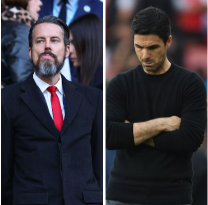REVEALED: Details of Mikel Arteta's Meeting With Arsenal Chairman Josh Kroenke After Brighton Defeat