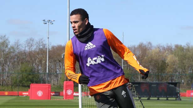 Manchester United's Mason Greenwood Returns To Training