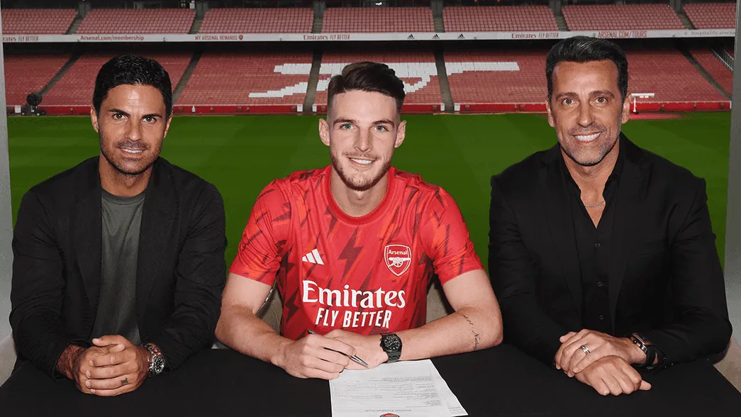 JUST IN: Arsenal confirm club-record signing of Declan Rice from West Ham