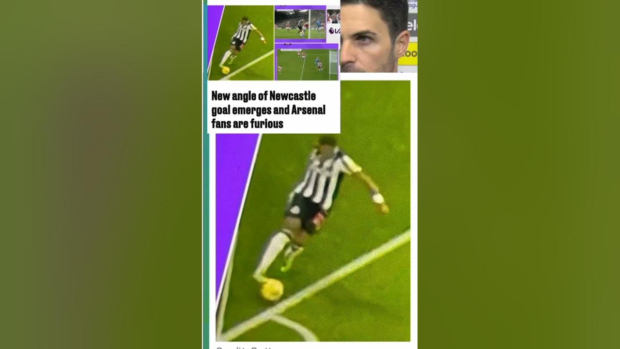 New Angle of Newcastle Goal Emerges And Arsenal Fans Seething With Frustration