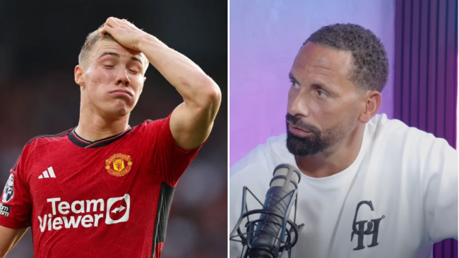 Rio Ferdinand Tells Manchester United's Boss How To Handle Rasmus Hojlund's Outburst