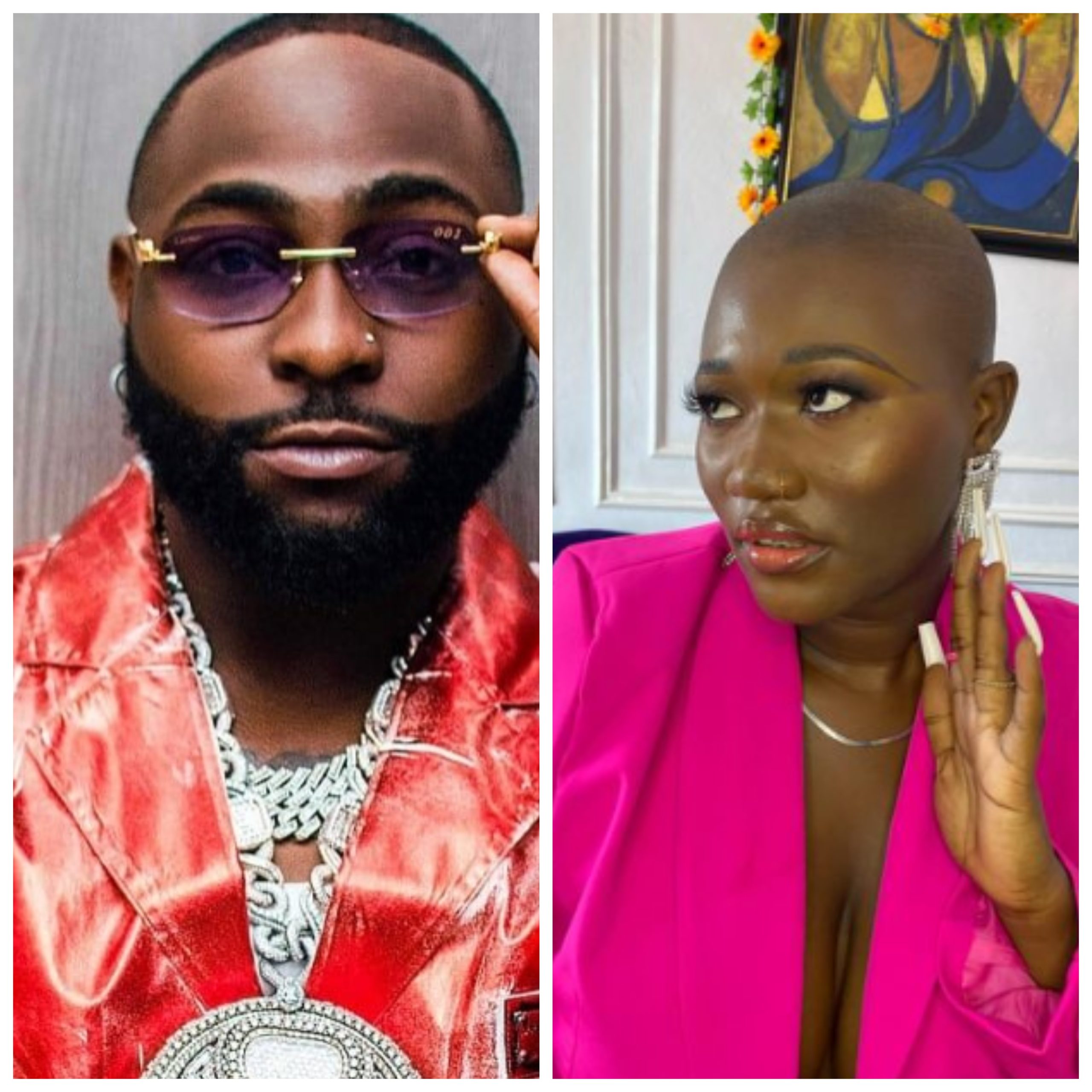 “He hides under wealth to show bad behaviour” – Model Kimmy K calls out Davido
